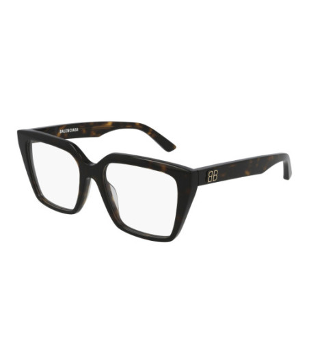 Lunettes de Vue Balenciaga BB0130O 005 Havane