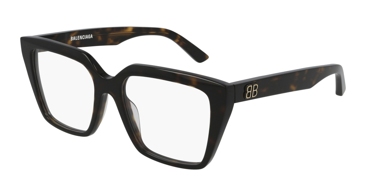 Lunettes de Vue Balenciaga BB0130O 005 Havane