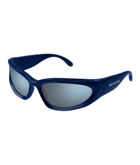 Lunettes de Soleil Balenciaga BB0157S 009 Bleu