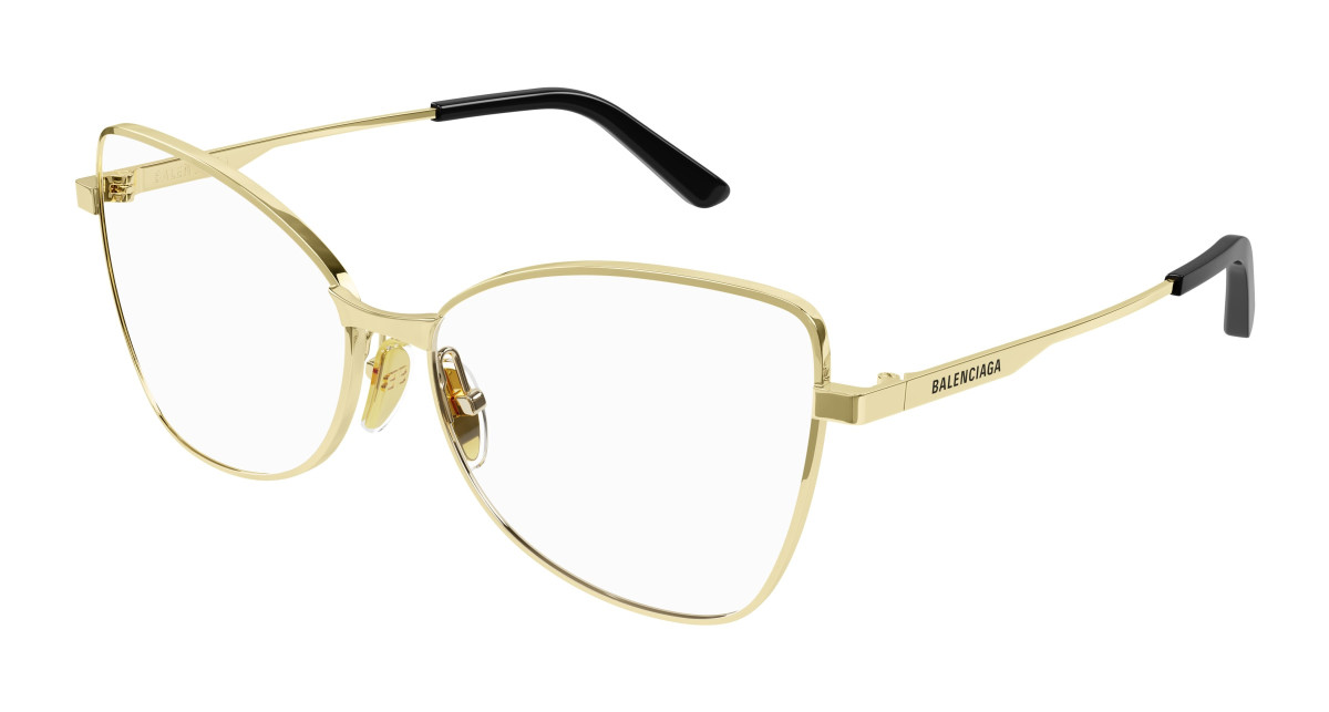 Lunettes de Vue Balenciaga BB0282O 002 Or