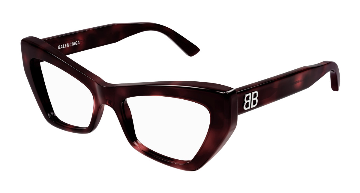 Lunettes de Vue Balenciaga BB0296O 002 Havane